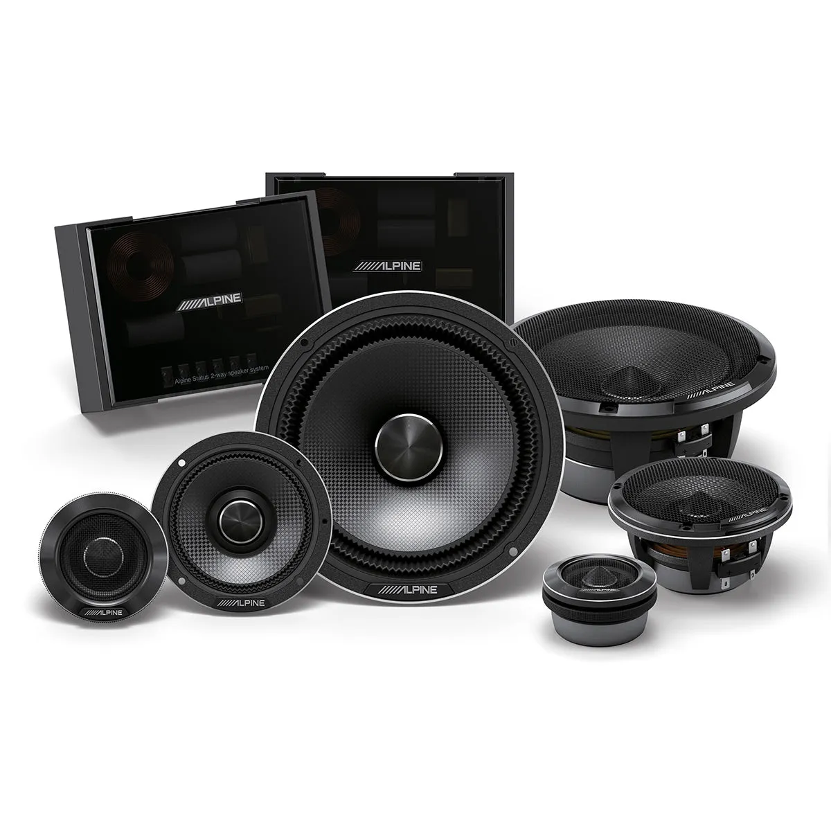 Alpine HDZ-653 Status Series 6.5" 3-Way Component Speaker System