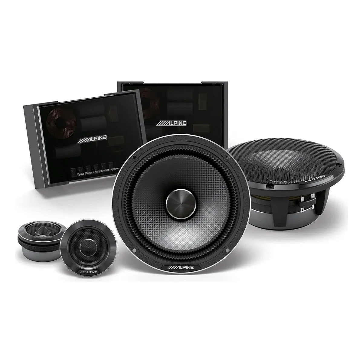 Alpine HDZ-65C Status Series 6.5" 2-Way Slim-Fit Component Speaker System