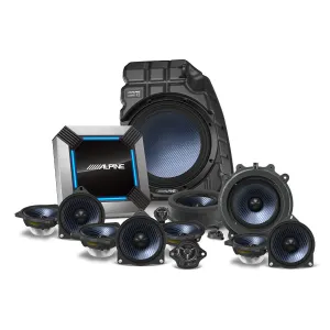 Alpine PSS-TSLA-223P 13-Speaker Complete Sound System Upgrade for 2022-Up Tesla Model 3 with Factory Premium Audio