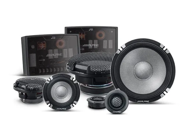 Alpine R-S653 R-Series Pro 6-1/2" 2-way Car Speakers