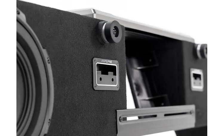 Alpine R2-DB8V-TRK Dual 8 Alpine Halo R-Series Preloaded Truck Subwoofer Enclosure with ProLink