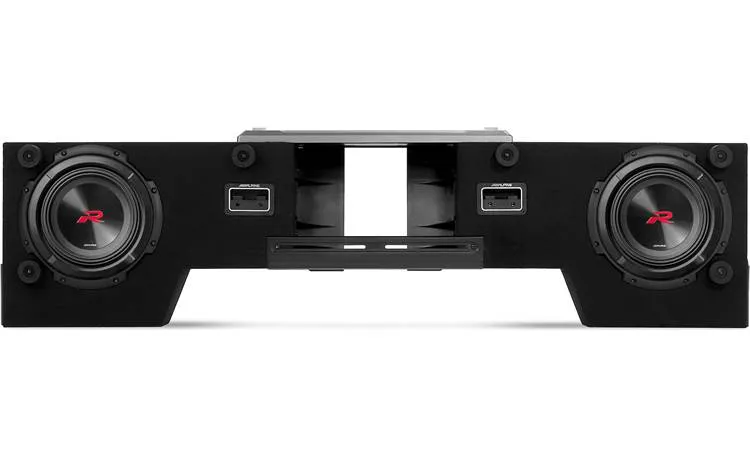 Alpine R2-DB8V-TRK Dual 8 Alpine Halo R-Series Preloaded Truck Subwoofer Enclosure with ProLink