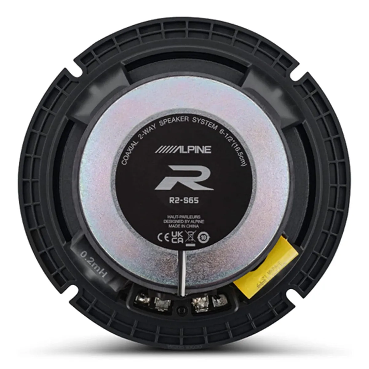 Alpine R2-S65 R-Series 2-Way 6.5" Coaxial Speakers - Pair
