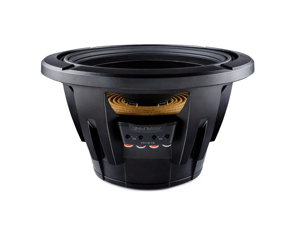 Alpine R2-W12D4 R-Series 12" Subwoofer with Dual 4-OHM Voice Coils