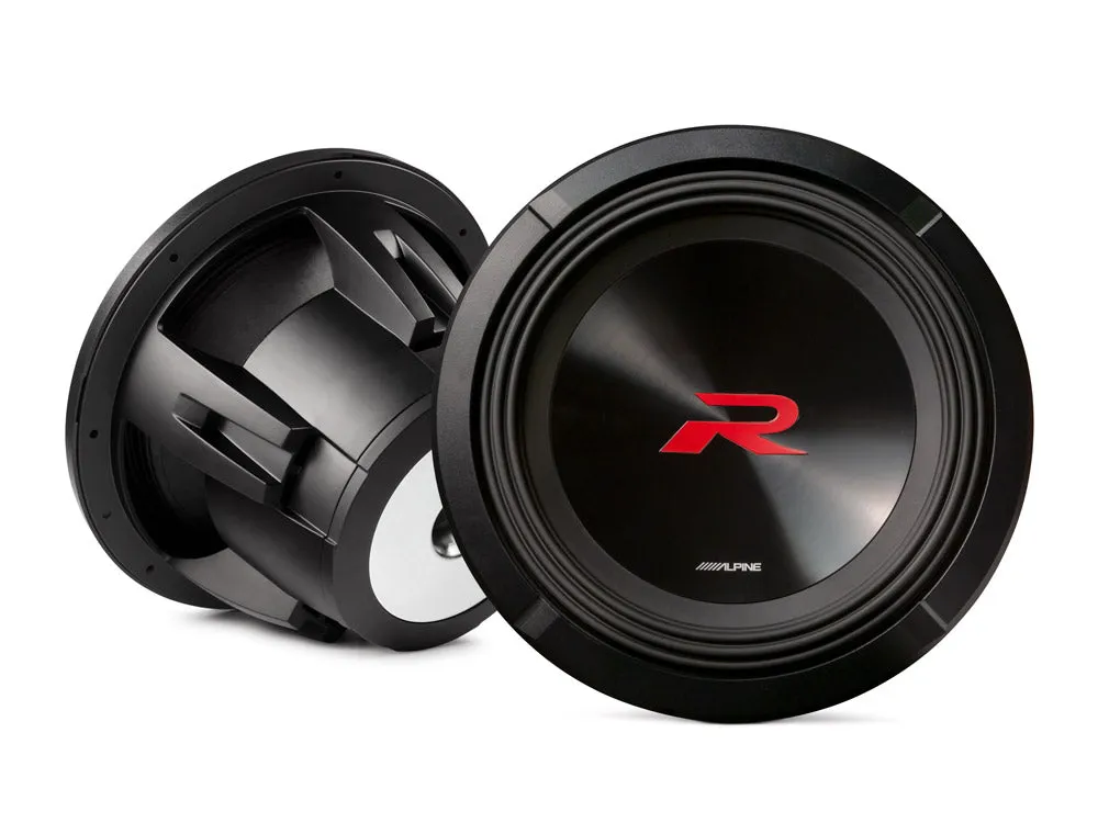 Alpine R2-W12D4 R-Series 12" Subwoofer with Dual 4-OHM Voice Coils