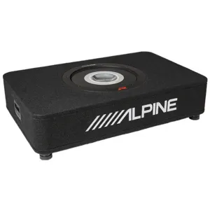 Alpine RS-SB12 Single 12 R-Series Shallow Preloaded Subwoofer Enclosure