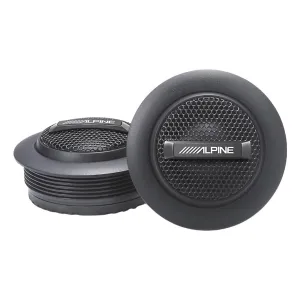 Alpine S-S10TW S-Series 1" Silk Dome Tweeters - Pair