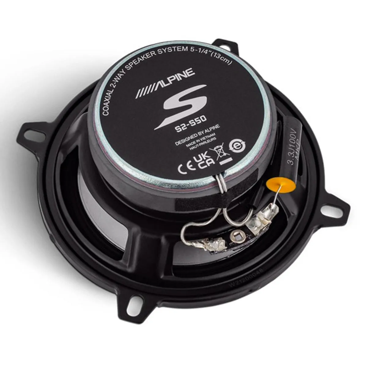 Alpine S2-S50 S-Series 5" 2-Way Coaxial Speakers - Pair