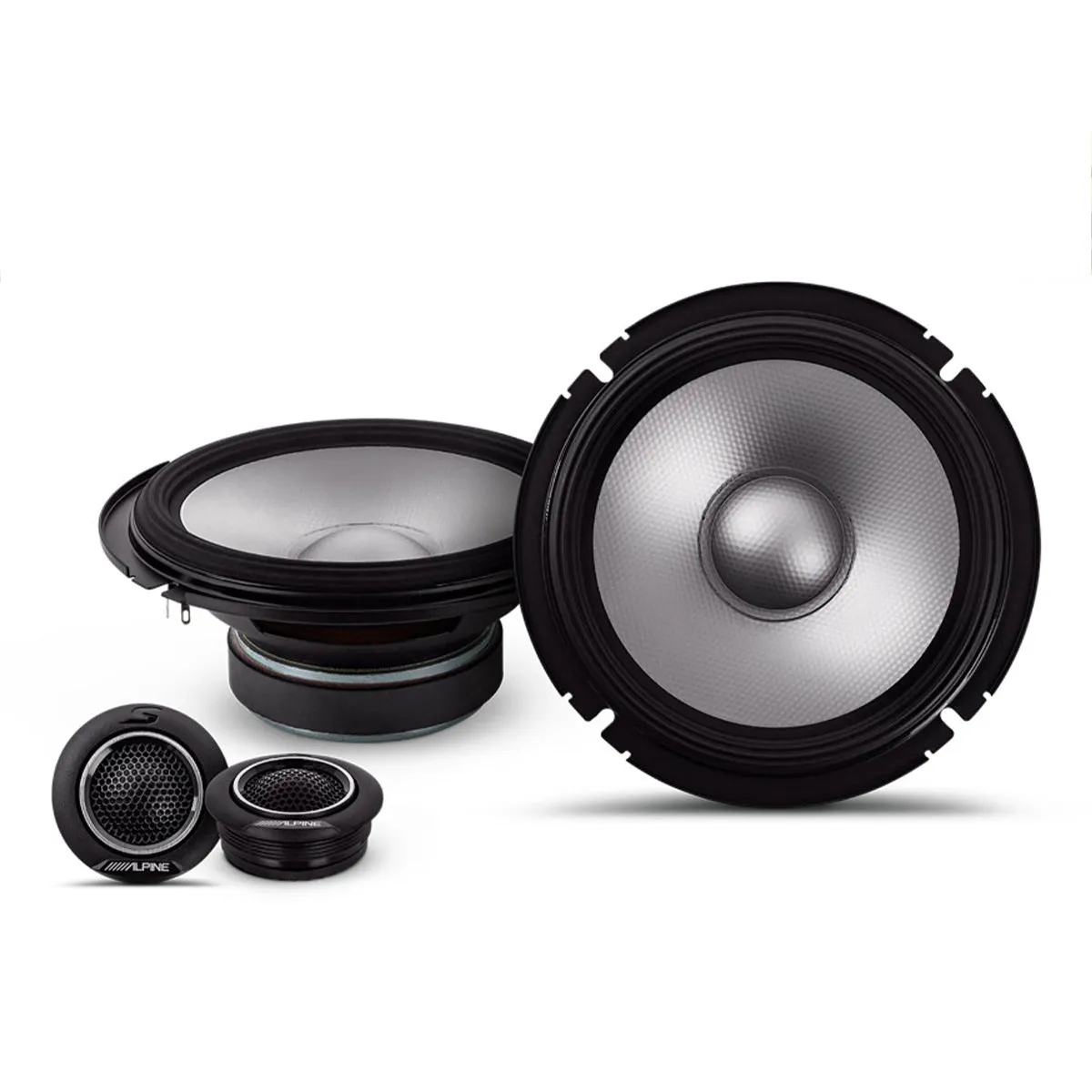 Alpine S2-S65C S2-Series 6.5" 2-Way Component Speaker Set