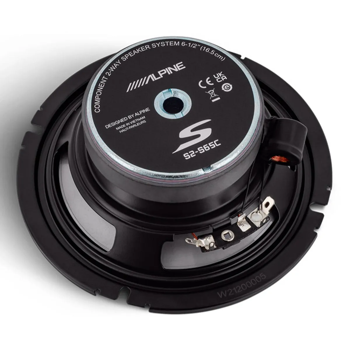 Alpine S2-S65C S2-Series 6.5" 2-Way Component Speaker Set
