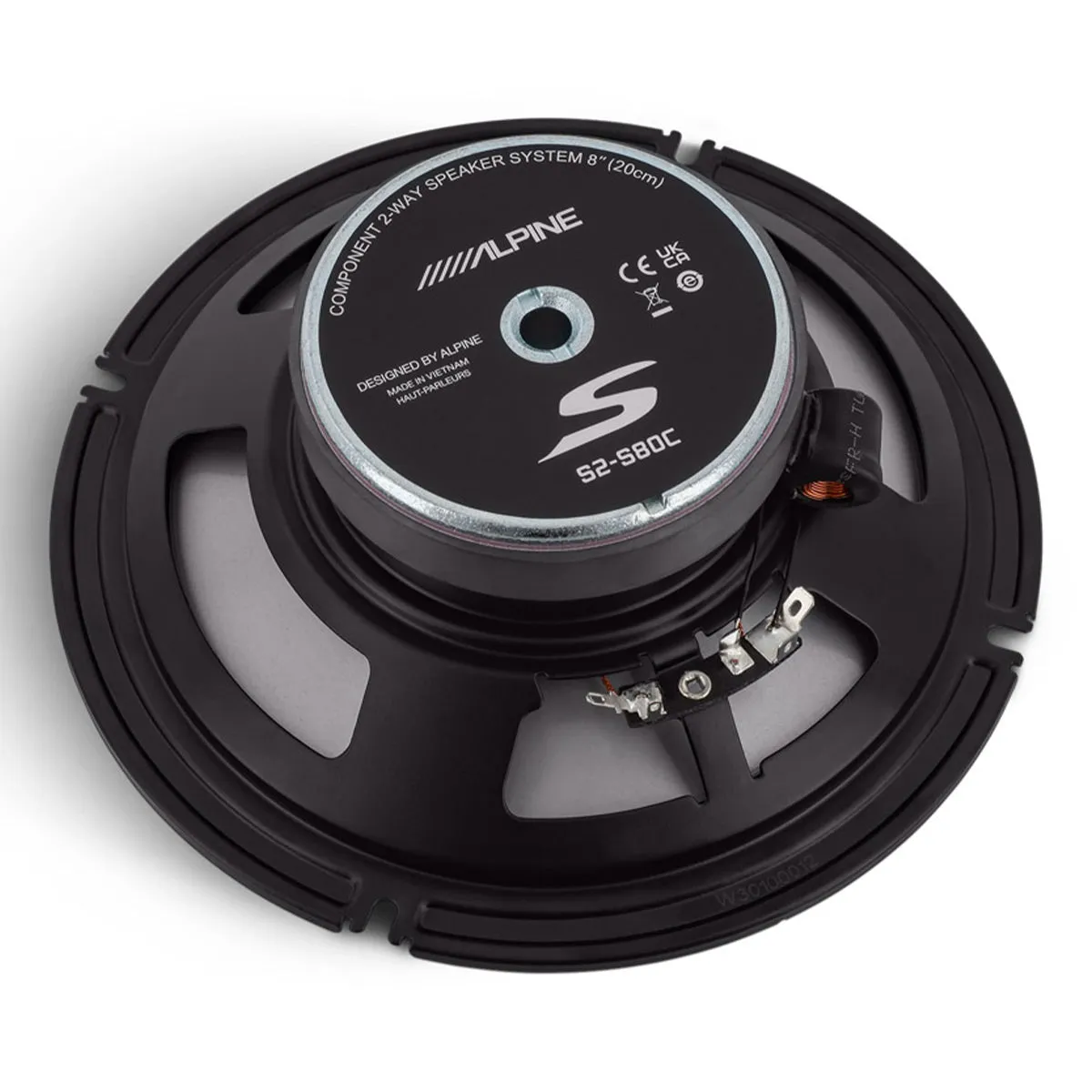 Alpine S2-S80C S-Series 8" 2-Way Component Speaker Set