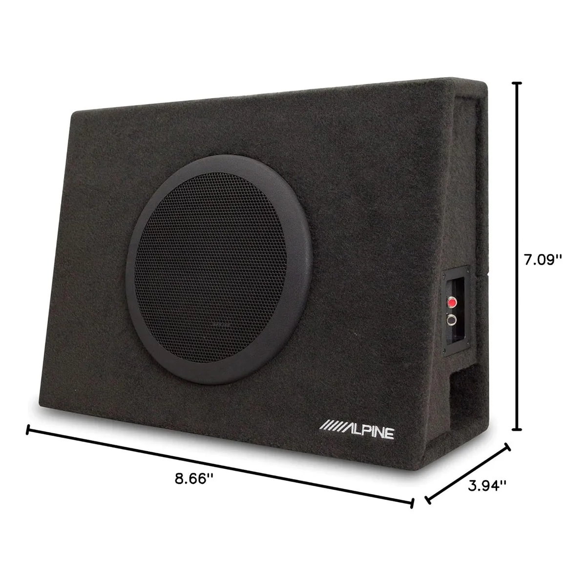 Alpine SBT-S10V 10" Loaded Truck Enclosure with SWT Subwoofer