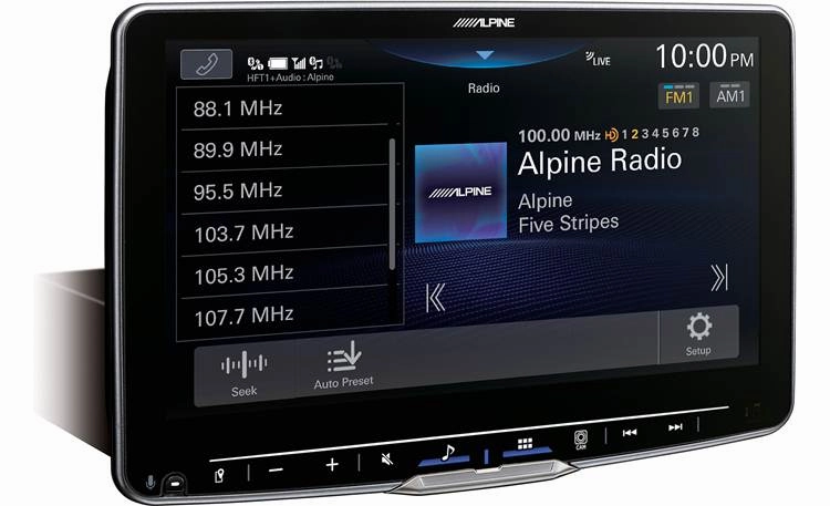 Alpine ILX-F509 Halo9 Digital Multimedia Receiver with 9-inch HD Display and Hi-Res Audio Playback