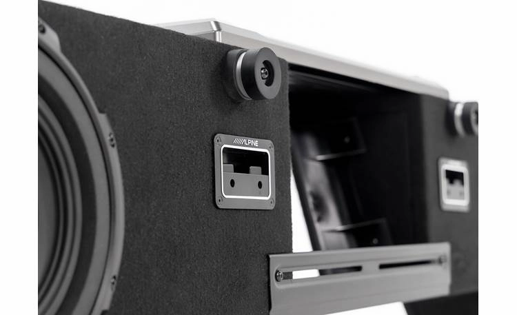 Alpine R2-DB8V-TRK Dual 8 Alpine Halo R-Series Preloaded Truck Subwoofer Enclosure with ProLink