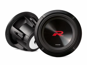 Alpine R2-W12D2 R-Series 12" Subwoofer with Dual 2-OHM Voice Coils
