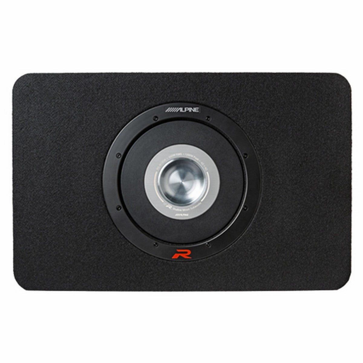 Alpine RS-SB12 Single 12 R-Series Shallow Preloaded Subwoofer Enclosure