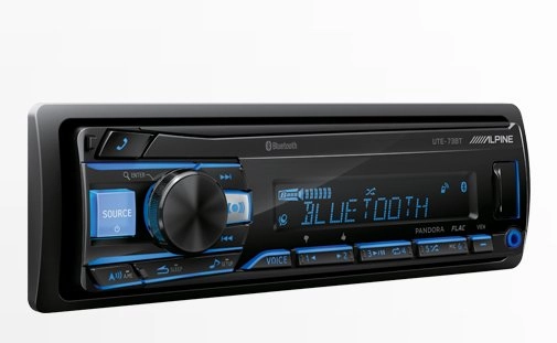 Alpine UTE-73BT Advanced Bluetooth Mech-less Digital Receiver