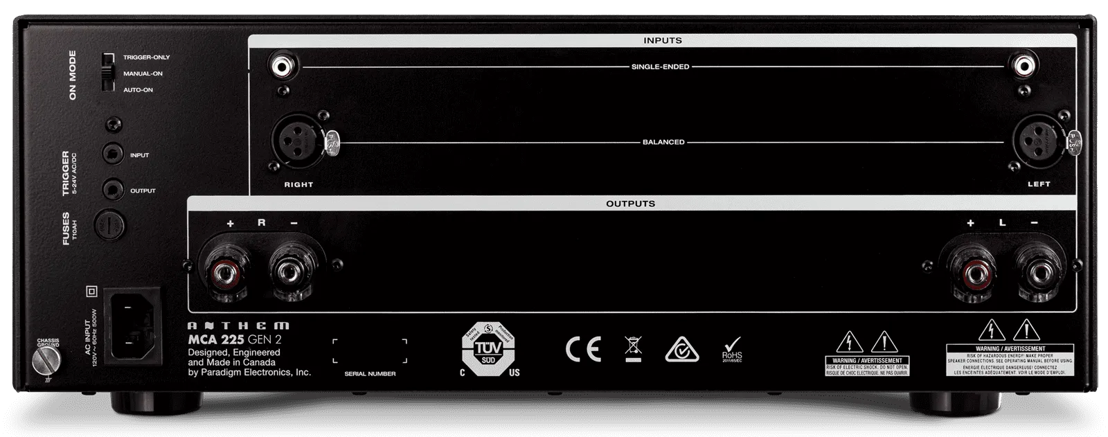 Anthem MCA 225 Gen 2 Power Amplifier