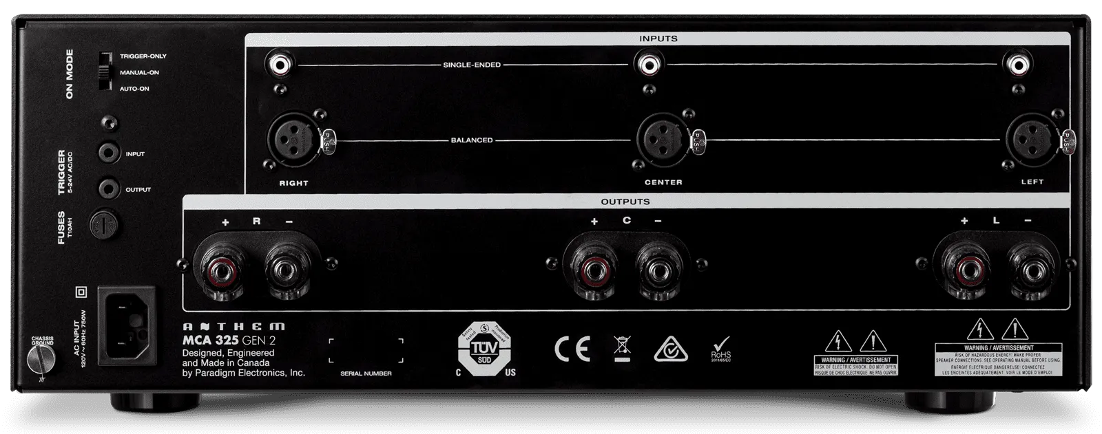 Anthem MCA 325 Gen 2 Power Amplifier