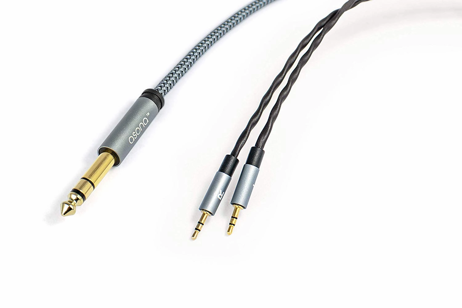 Asona Replacement Headphone Cable 2.5mm connectors / 6.3mm terminated