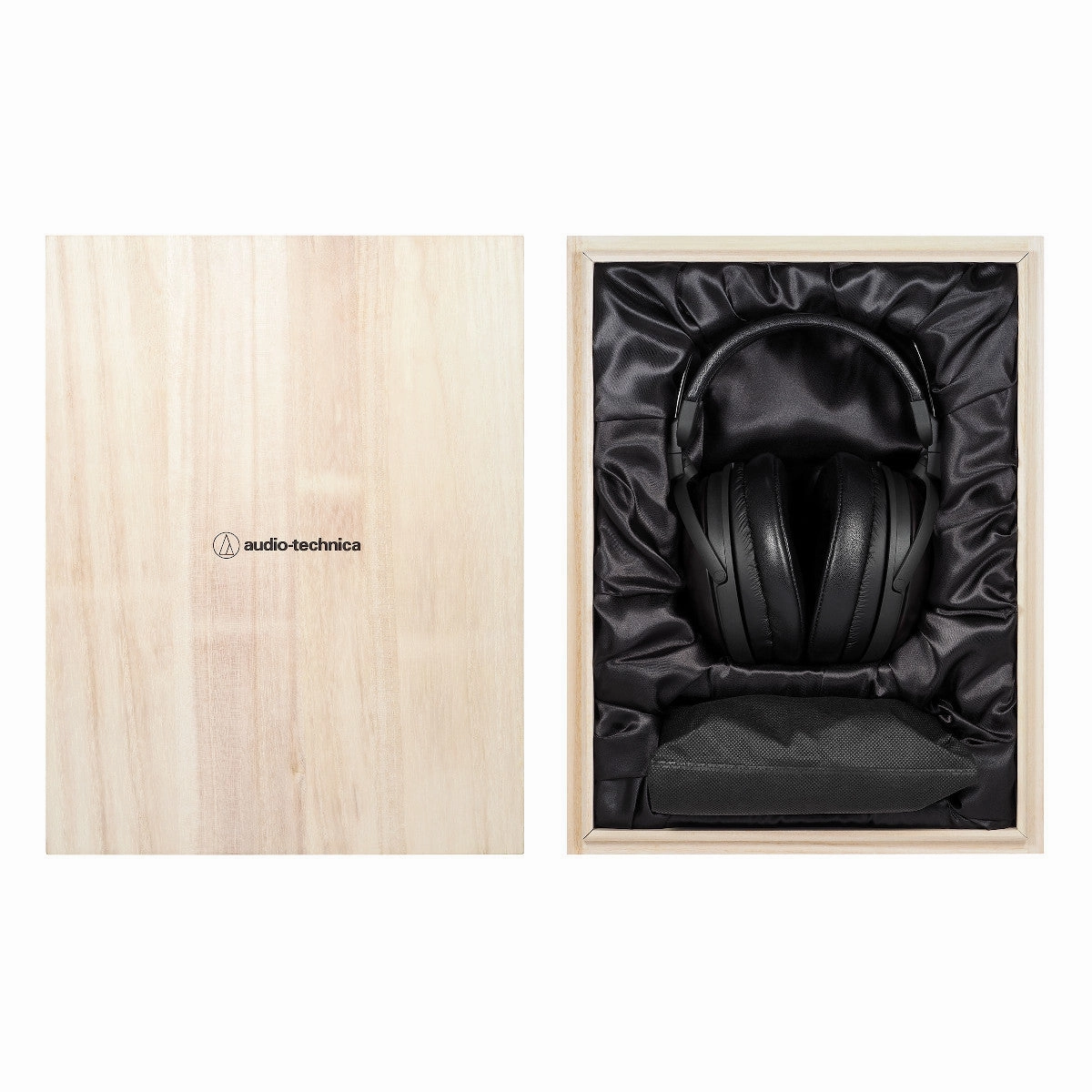 Audio-Technica ATH-AWKT Over-Ear Headphones with Kokutan (Striped Ebony)