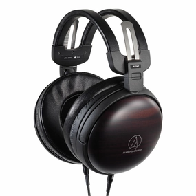 Audio-Technica ATH-AWKT Over-Ear Headphones with Kokutan (Striped Ebony)