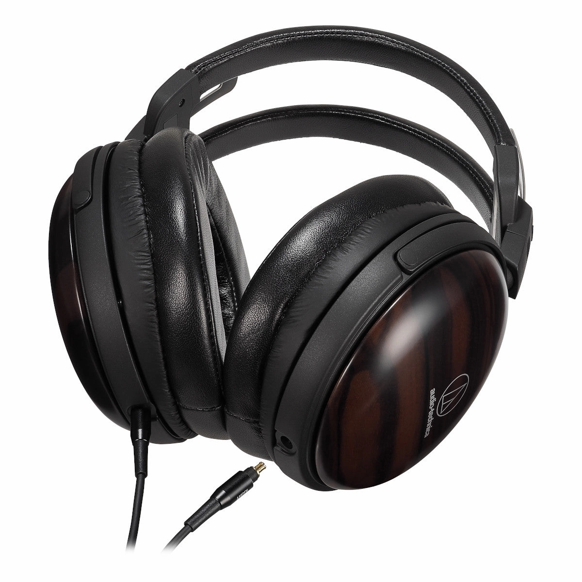 Audio-Technica ATH-AWKT Over-Ear Headphones with Kokutan (Striped Ebony)