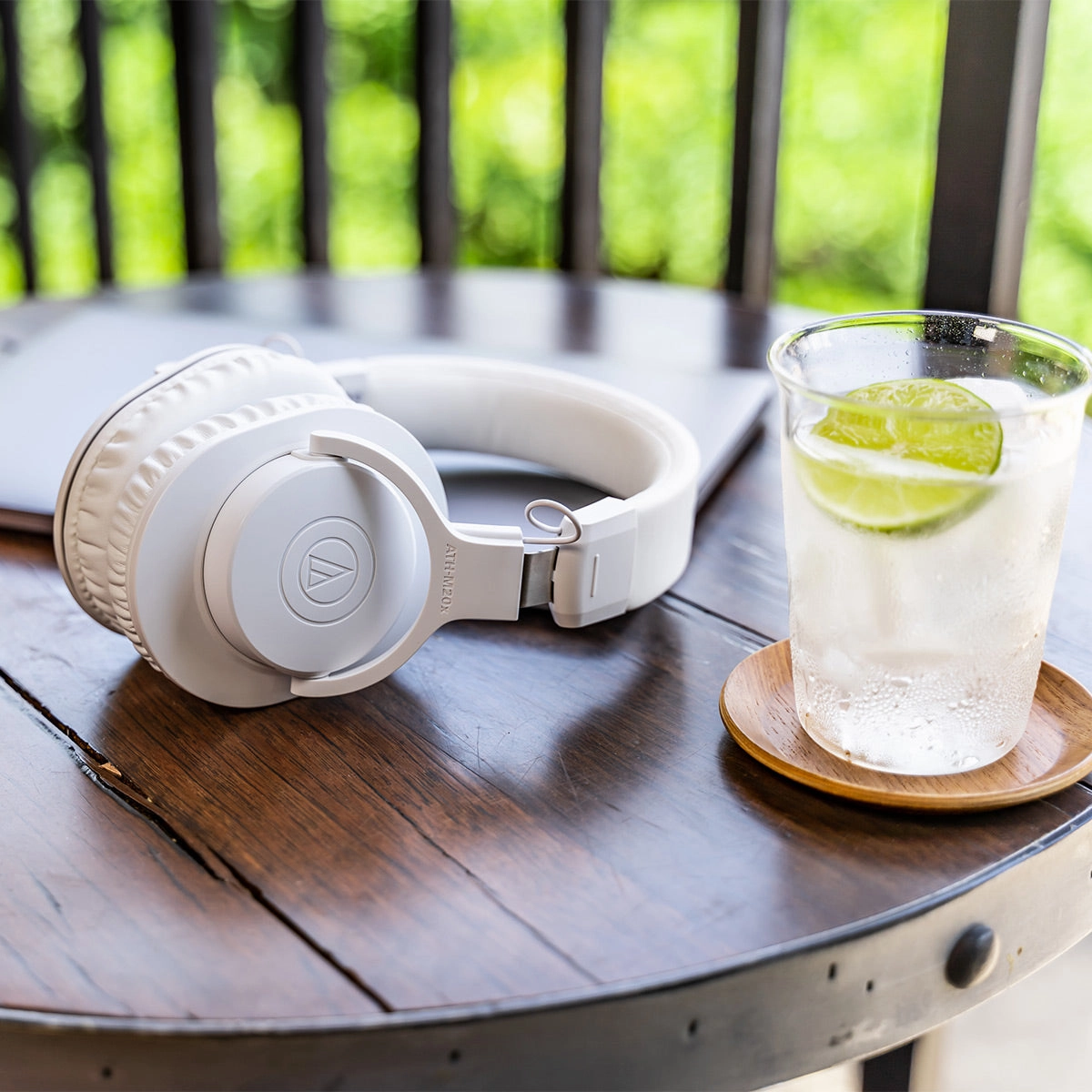 Audio-Technica ATH-M20xBT Wireless Over-Ear Headphones (White)