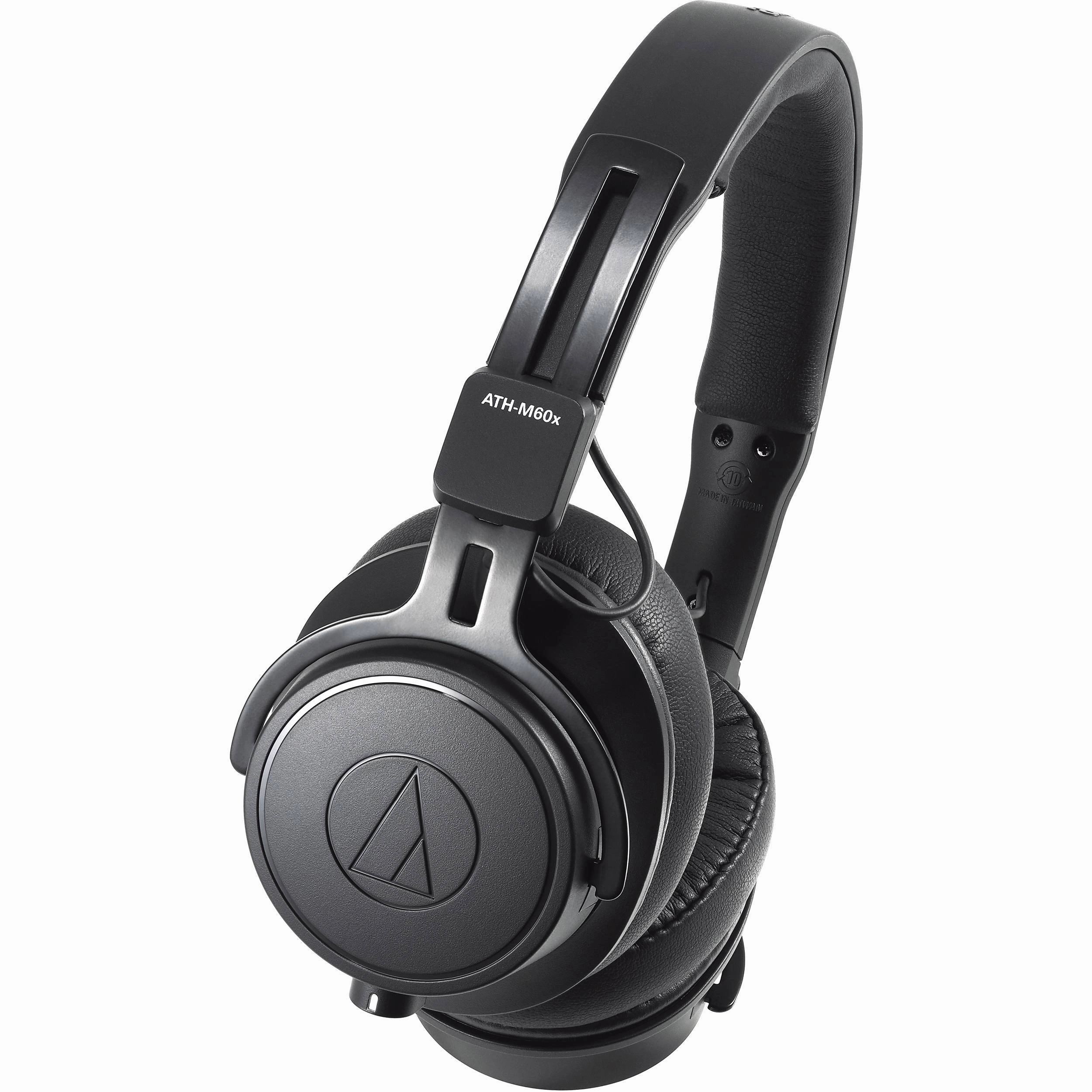 Audio-Technica ATH-M60x Professional Monitor Headphones   XIT Audio Portable Bluetooth Speaker Bundle