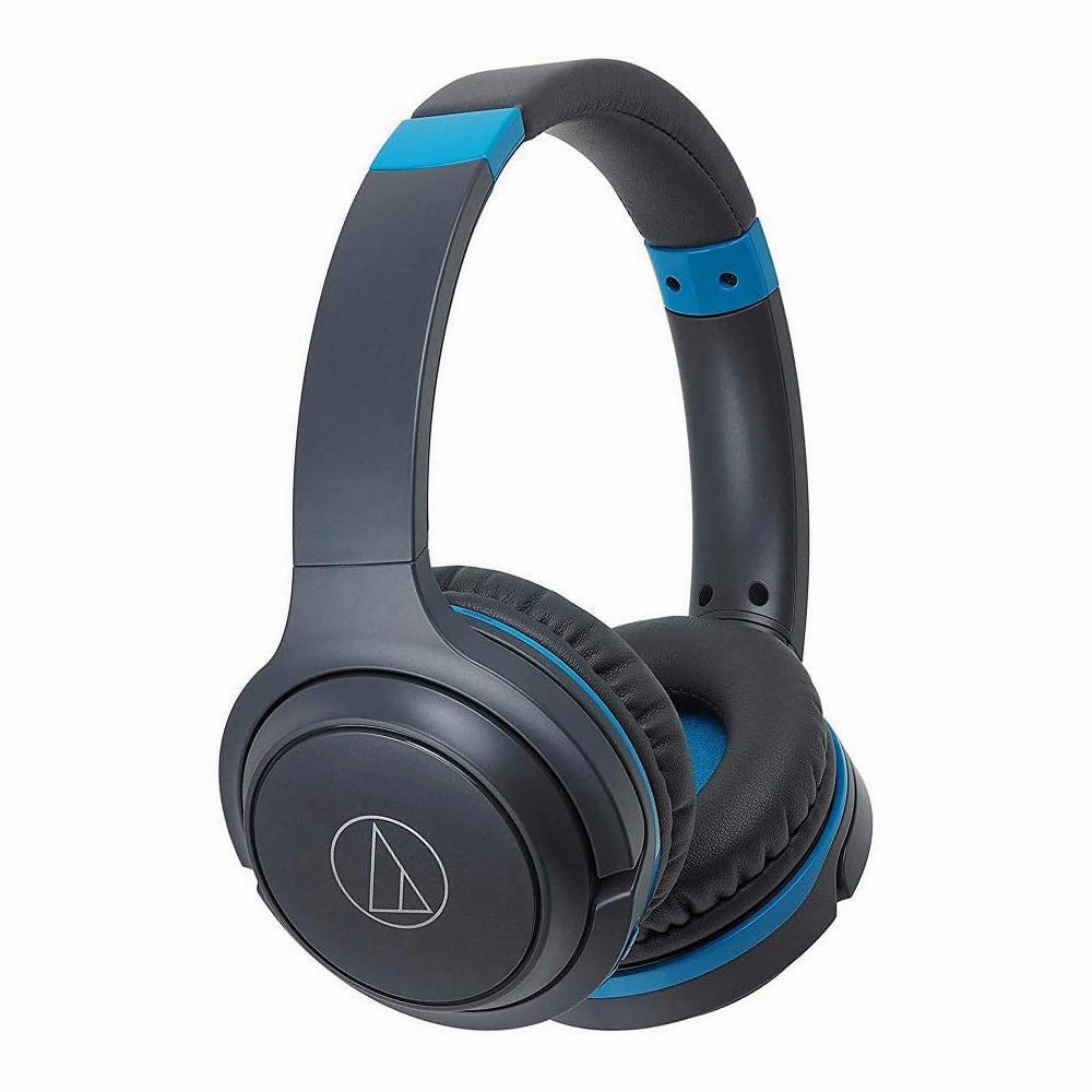 Audio-Technica ATH-S200BT Wireless On-Ear Headphones with Built-in Mic & Controls