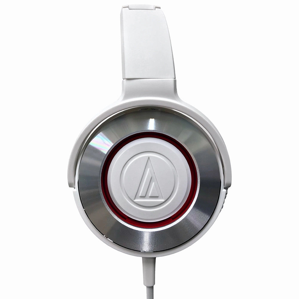 Audio-Technica ATH-WS550iS White Solid Bass with In-Line volume Controls