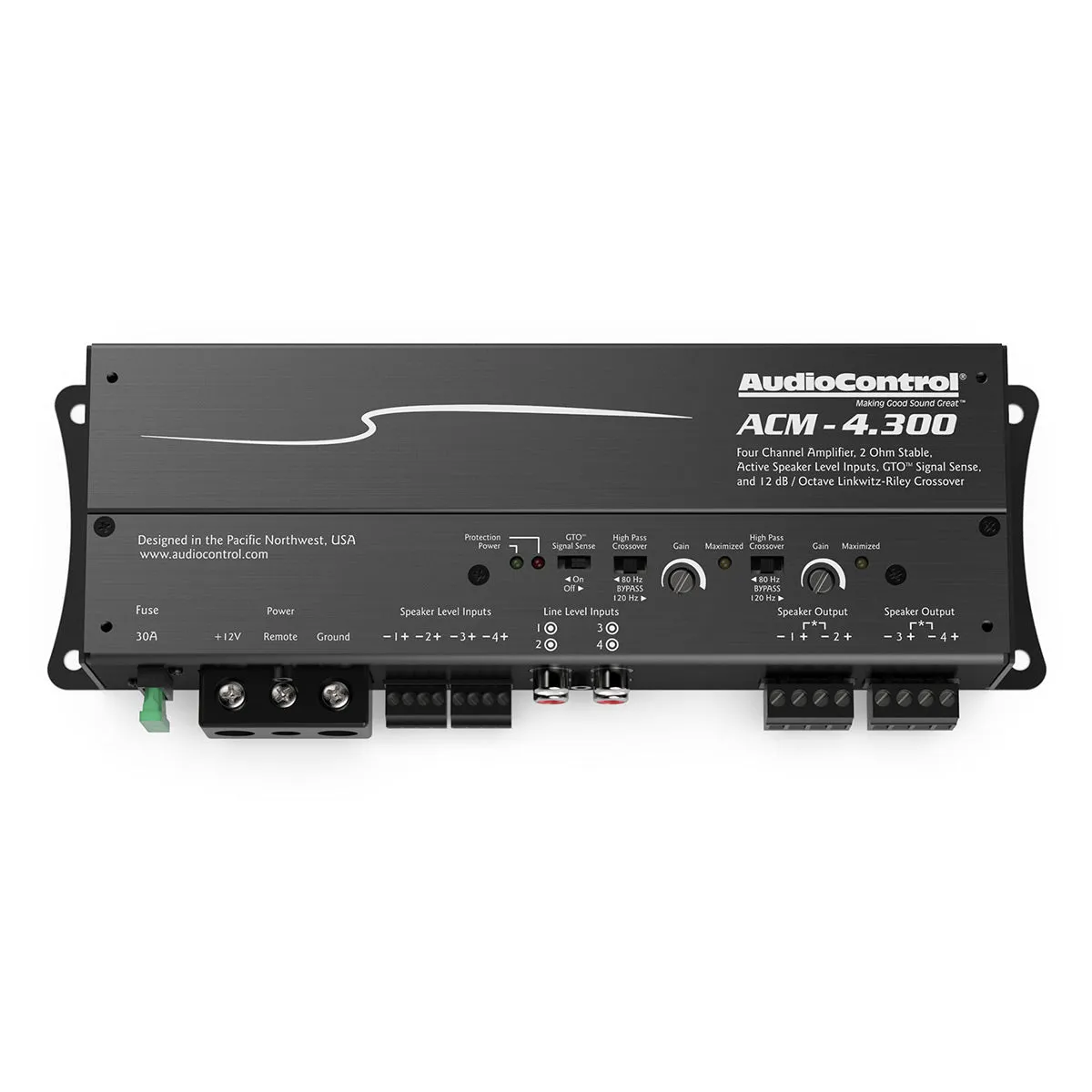 AudioControl ACM-4.300 4-Channel Micro Amplifier