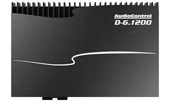 Audiocontrol D-6.1200 High-Power 6 Channel DSP Matrix Amplifier with Accubass