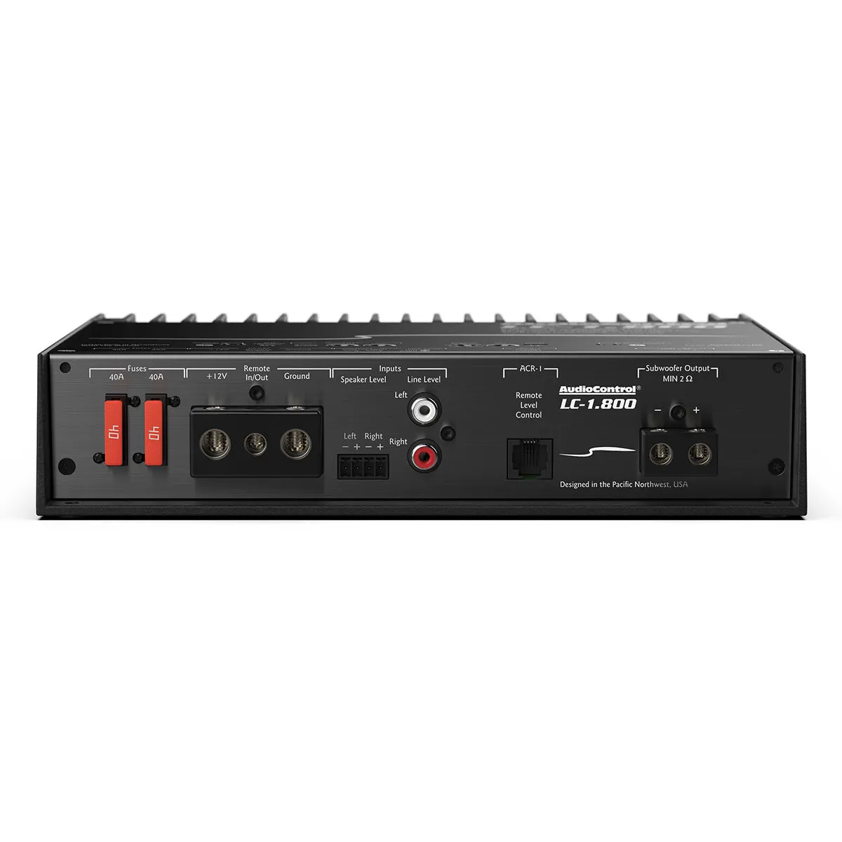 AudioControl LC-1.800 High-Power Mono Subwoofer Amplifier with Accubass