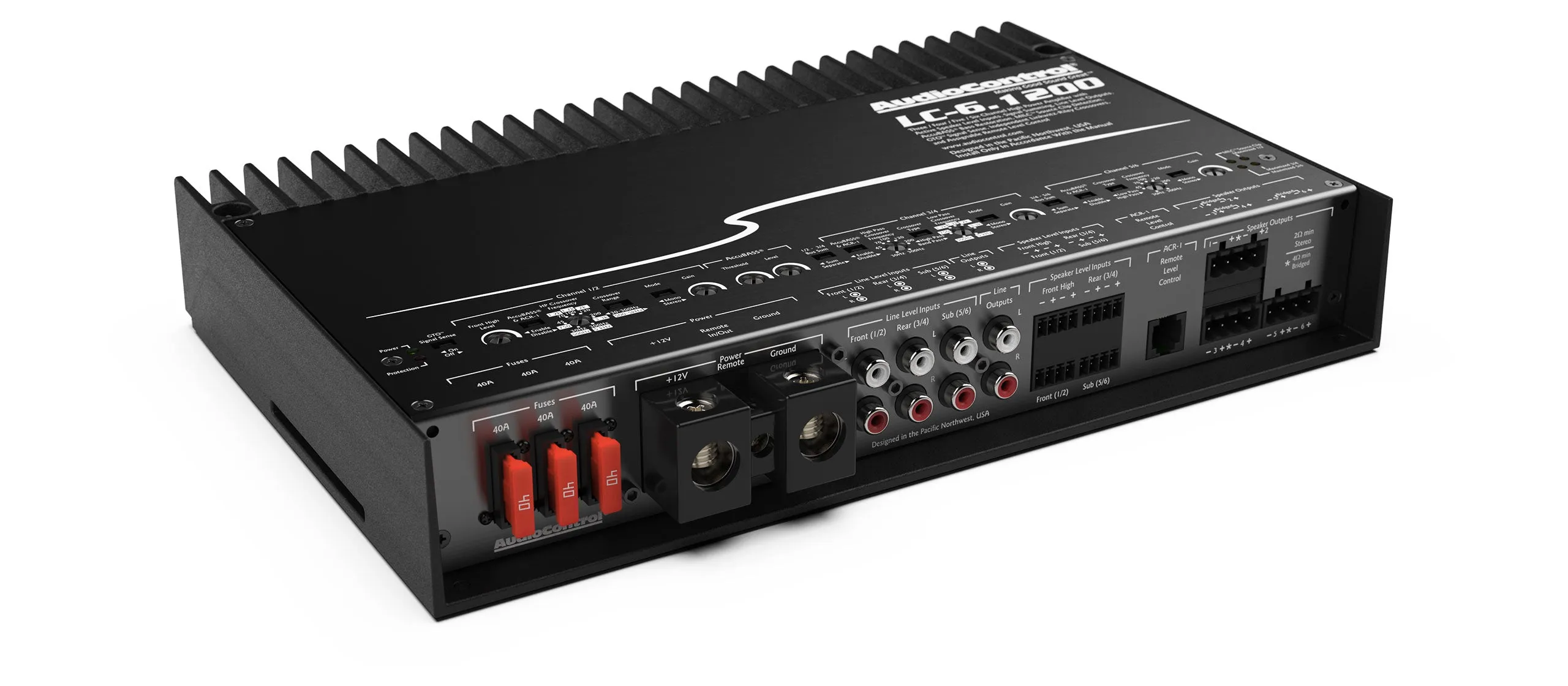 Audiocontrol LC-6.1200 6 Channel Amp With Accubass