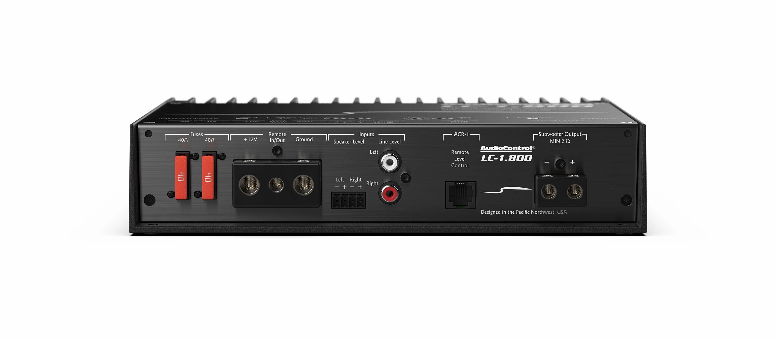 AudioControl LC-1.800 High-Power Mono Subwoofer Amplifier with Accubass
