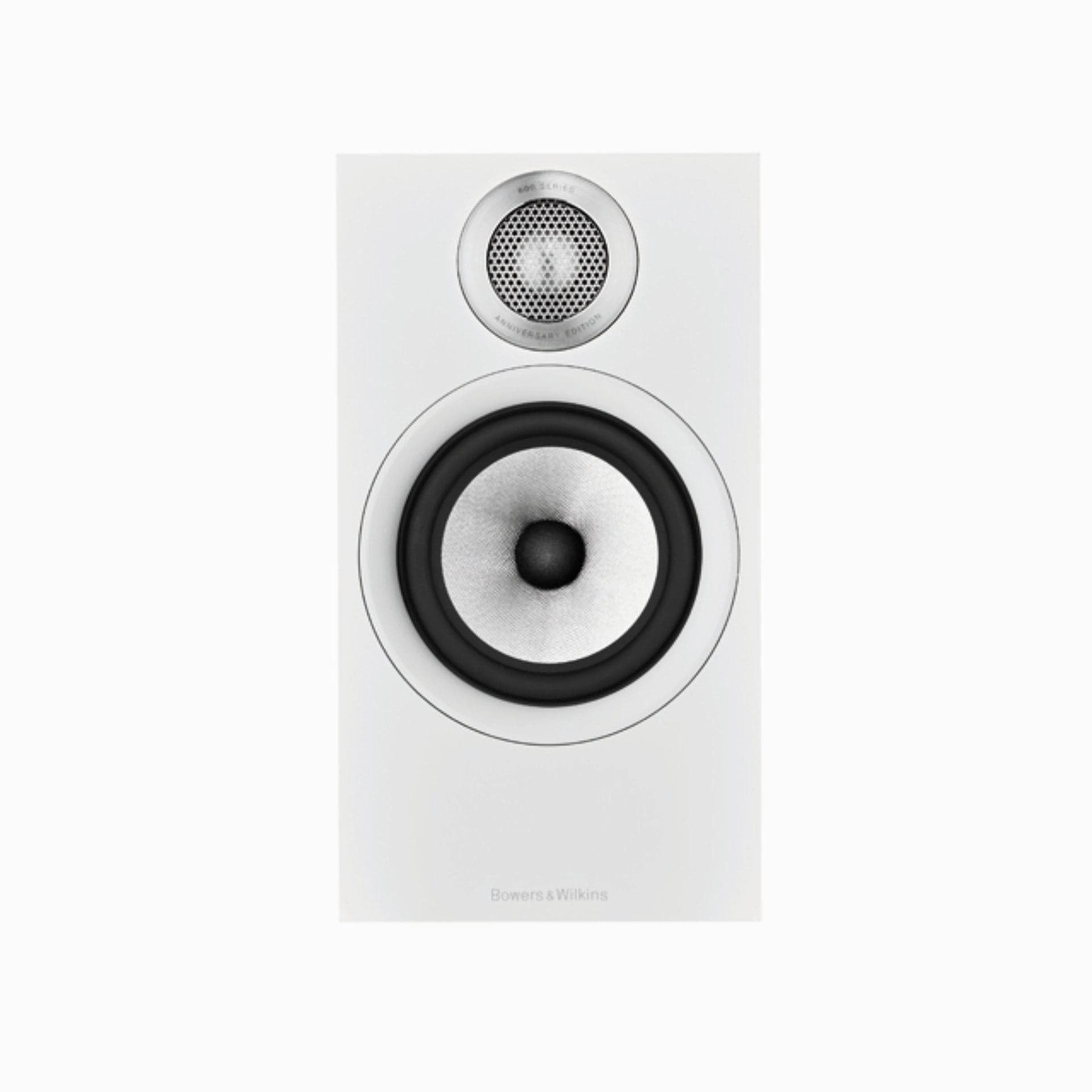 B&W 606 S3 Bookshelf Speaker - Matte White