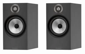 B&W 606 S3 Bookshelf Speakers - Matte Black