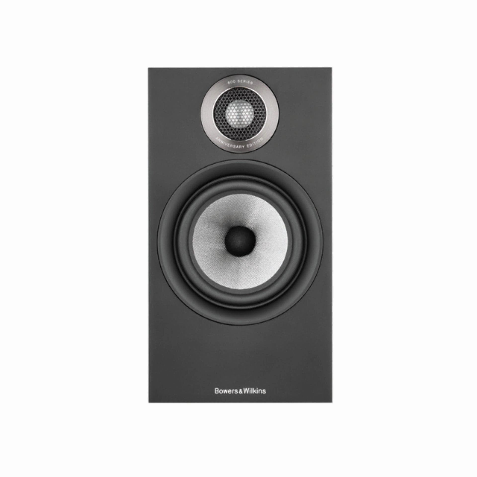 B&W 606 S3 Bookshelf Speakers - Matte Black