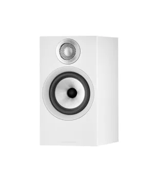 B&W 606 S3 Bookshelf Speaker - Matte White