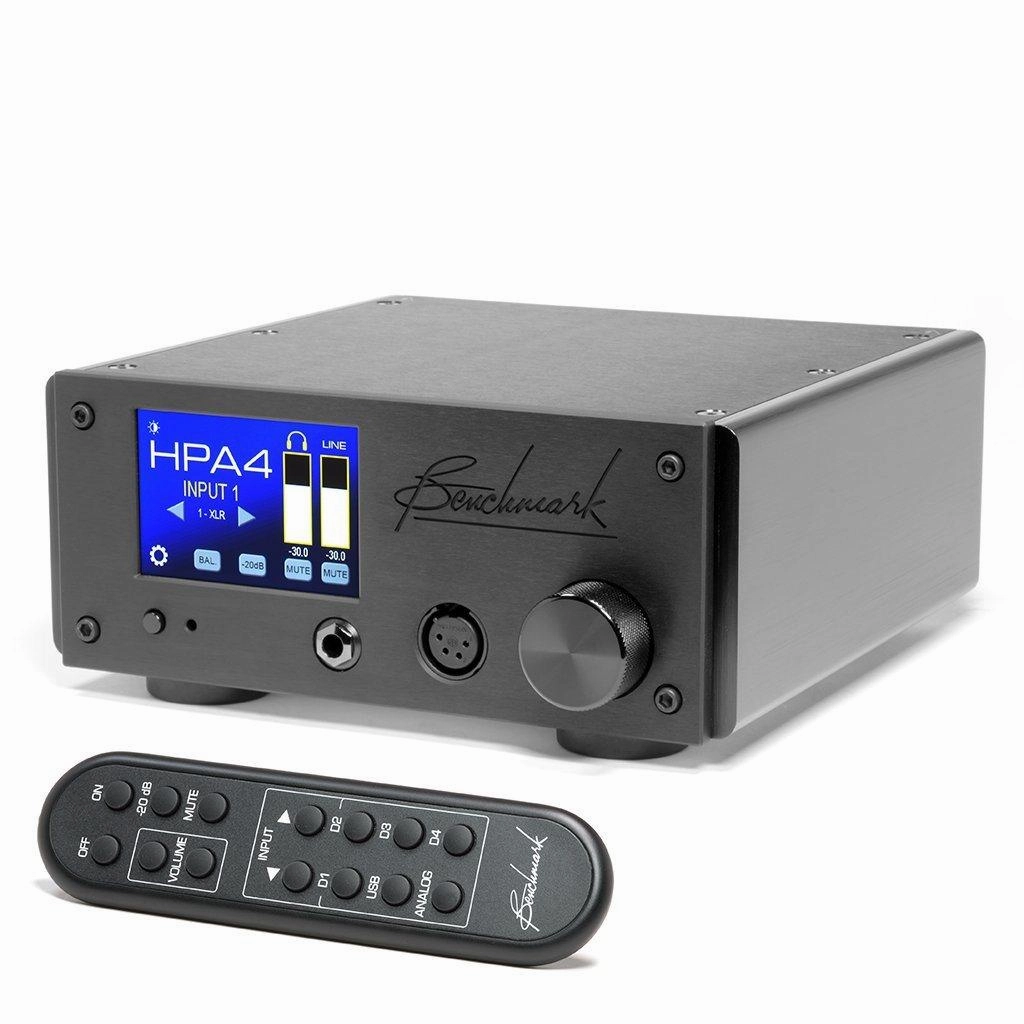 Benchmark HPA4 Desktop Headphone Amplifier (BLACK)