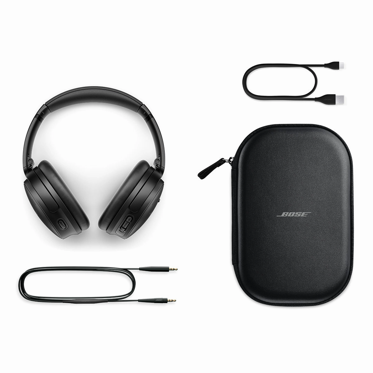 Bose QuietComfort Headphones with Active Noise Cancellation (Black)