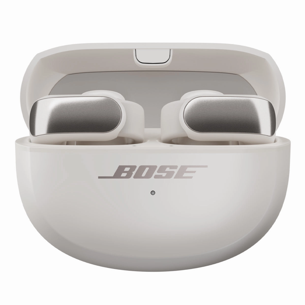 Bose Ultra Open Bluetooth Earbuds with Spatial Audio & Water Resistance (White Smoke)