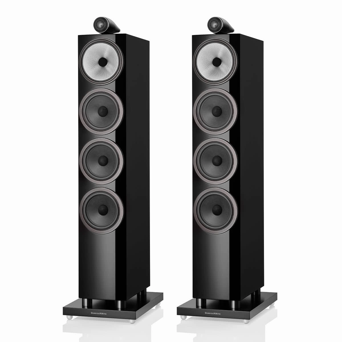 Bowers & Wilkins 702 S3 3-Way Floorstanding Speaker - Pair (Gloss Black)