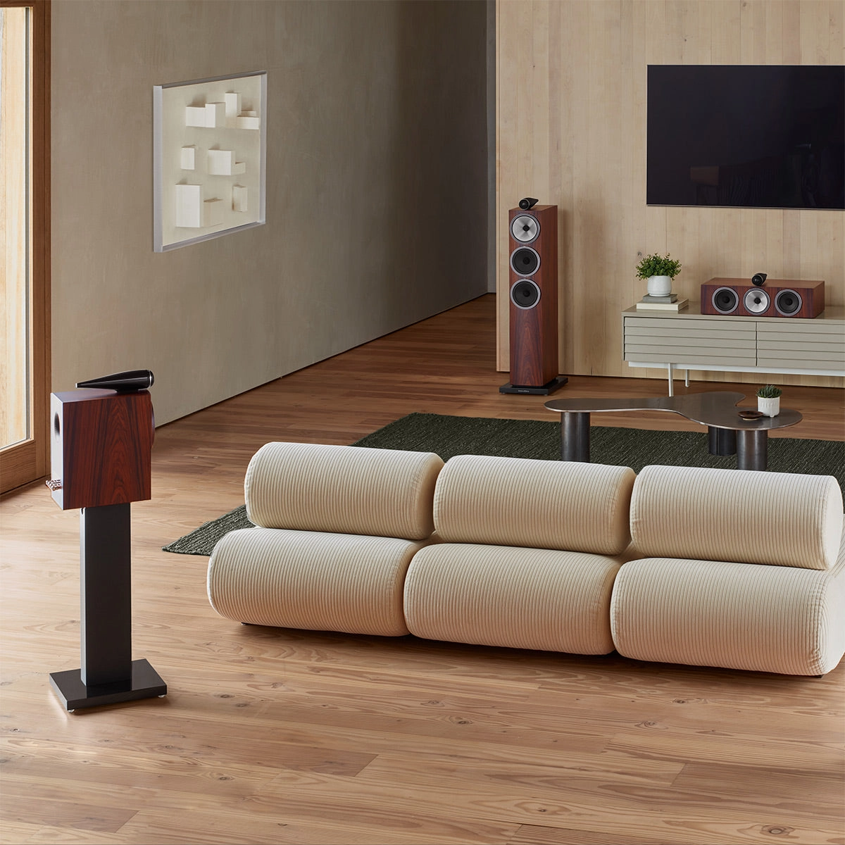 Bowers & Wilkins 703 S3 3-Way Floorstanding Speaker - Each (Mocha)