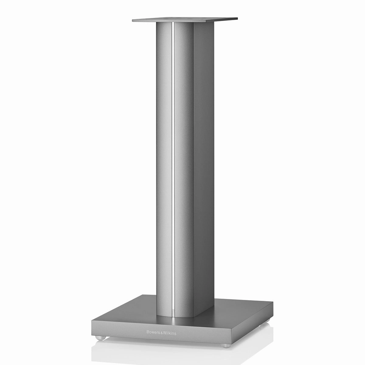 Bowers & Wilkins 705 S3 2-Way Bookshelf Speaker (Satin White) with FS-700 Floor Stand (Silver) - Pair