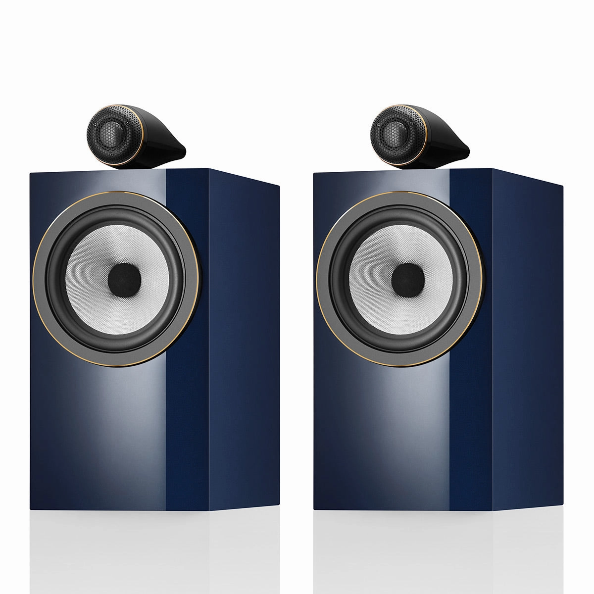 Bowers & Wilkins 705 S3 Signature 2-Way Bookshelf Speakers - Pair (Midnight Blue Metallic)