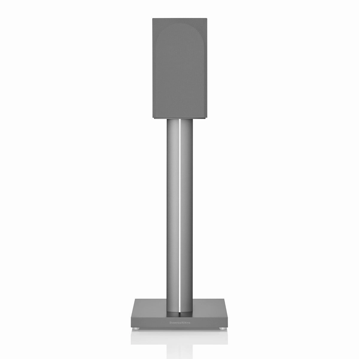 Bowers & Wilkins 707 S3 2-Way Bookshelf Speaker (Satin White) with FS-700 Floor Stand (Silver) - Pair