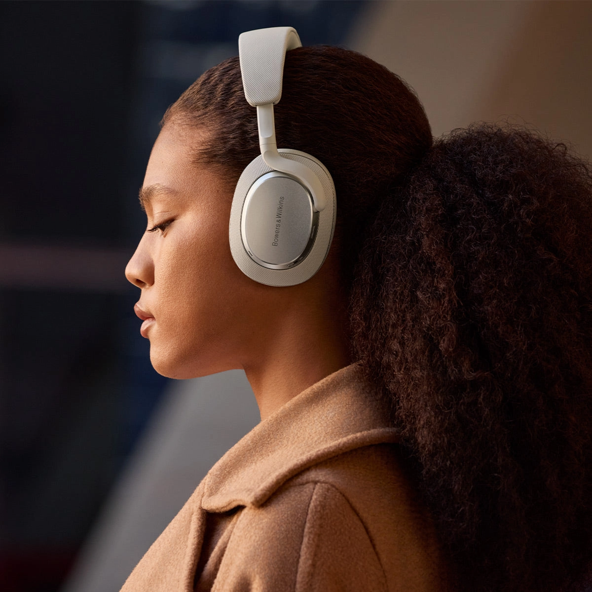 Bowers & Wilkins Px7 S3 Wireless Noise Canceling Bluetooth Headphones (Canvas White)