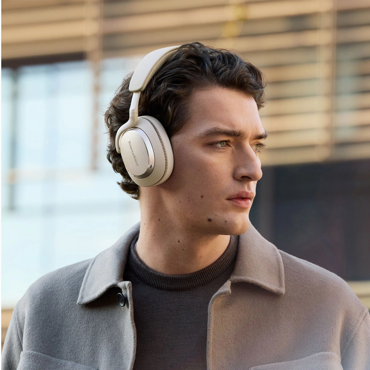 Bowers & Wilkins Px7 S3 Wireless Noise Canceling Bluetooth Headphones (Canvas White)